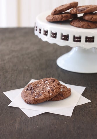 Post image for Chocolate Fleur de Sel Cookies – A Cookie for Grown-ups