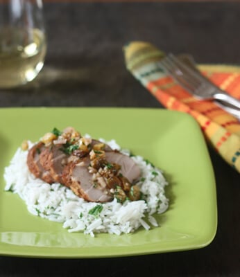 Post image for Spice Crusted Pork with Agrodolce Sauce