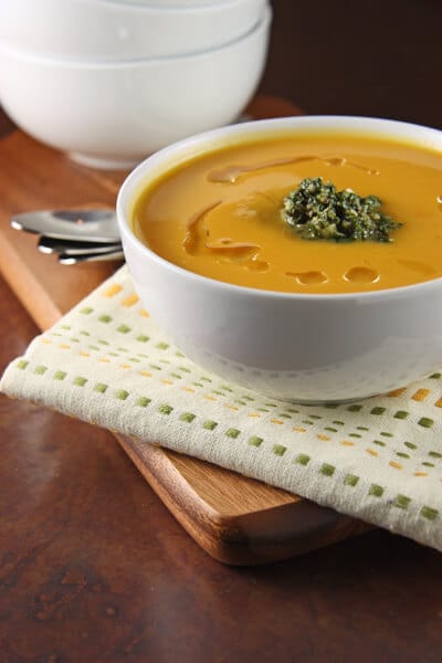 Post image for Three Squashes Soup and the 4 F’s