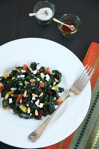 Post image for Kale Salad with Dates, Pine Nuts and Feta.. and a Giveaway!