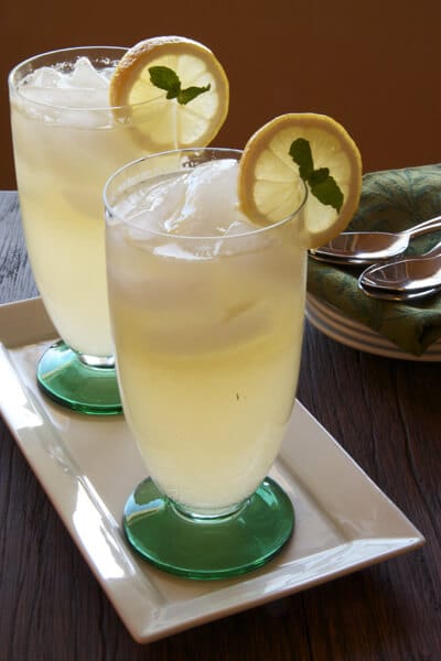 Sparkling Ginger Lemonade