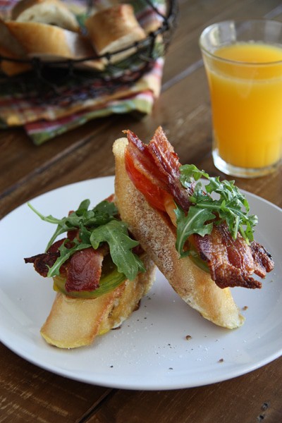 Post image for Bacon, Lettuce and Tomato French Toast