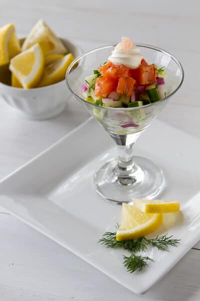 Post image for Salmon Gravlax Martini