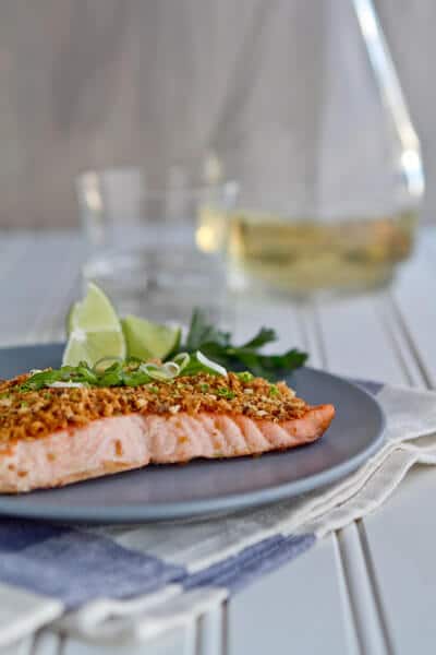 Post image for Asian Salmon with Panko and Lime
