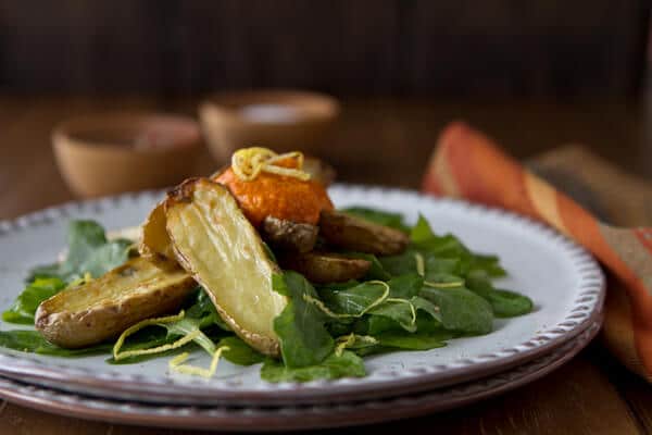 Post image for Potato Lover’s Month with Idaho Potatoes: Romesco Fingerling Potato Salad