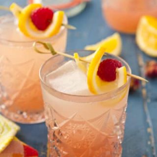 Sparking Rosewater Lemonade