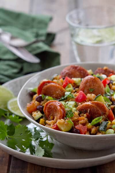Sausage Salsa bowl