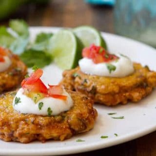 Hatch Chile and Corn Fritters! Fresh corn, fragrant fresh hatch chiles and a "secret ingredient" combine in this easy a pan fried fritter!