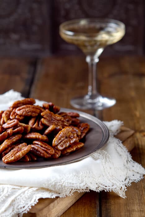 Bourbon Maple Pecans