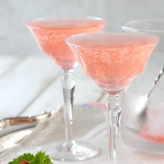 Rhubarb Fizz Cocktail