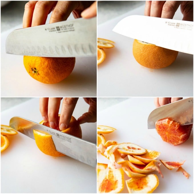 how-to-peel-and-slice-an-orange Step by step photos on how to peel and slice an orange.