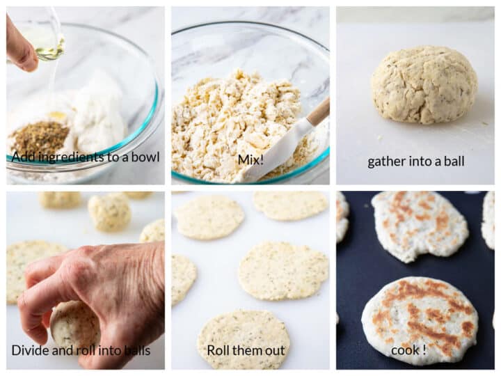 step by step photos for how to make no yeast bread.