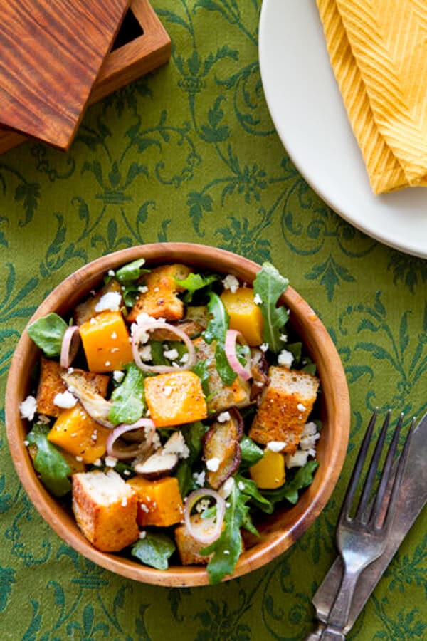 This spanish influenced Roasted Butternut Squash Panzanella Salad with Sherry Vinaigrette recipe bursts with flavor using this one simple technique.