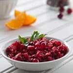 Cranberry and pomegranate relish