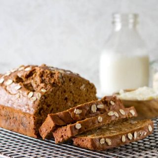 This Irish Guinness Beer Bread recipe is tender, moist and incredibly easy! A little sweet and malty it's the perfect partner to irish stew!