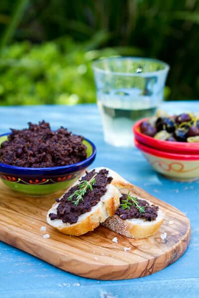 Provencal Olive Tapenade appetizer recipe