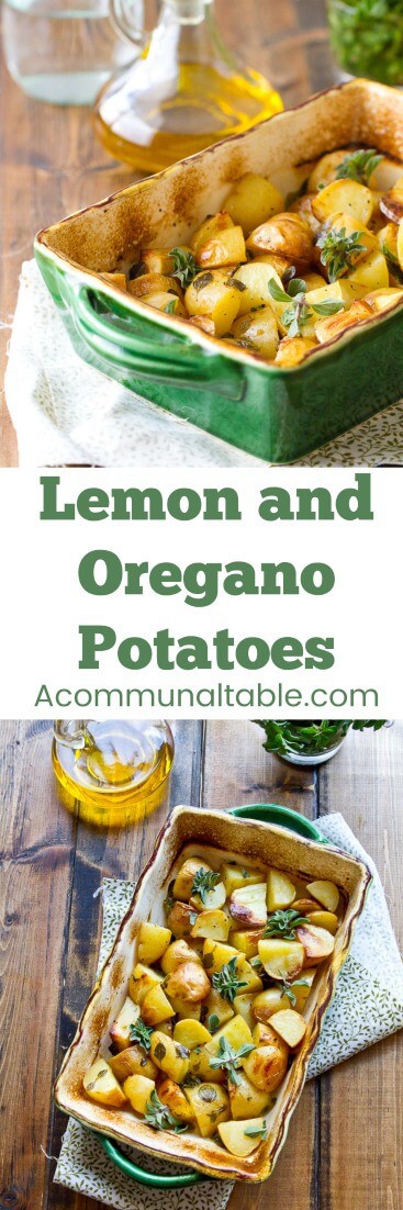 This Lemon and Oregano Potatoes recipe bakes up an incredibly easy and flavorful side dish that goes with anything. Read on for the secret technique!