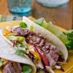 Michelada's aren't just for cocktails but make a great marinade - Michelada Marinated Steak Tacos