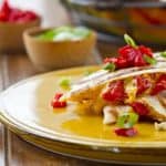 Cheddar Quesadillas with Roasted Red Bell Peppers