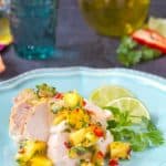 Grilled pineapple salsa