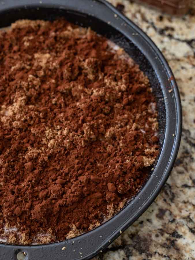 topping for the easy chocolate cake. 