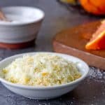 Citrus salt is easy to make with fresh citrus zest and salt. No oven required.