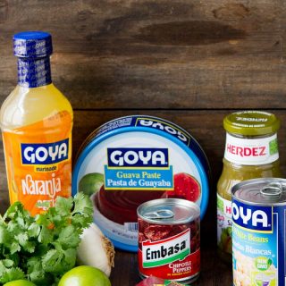 A handy Hispanic Market Shopping Guide for what foods to buy at your local hispanic market and how use these ingredients for meals, drinks and desserts!
