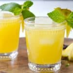 This rum and pineapple agua fresca cocktail is the perfect party recipe and let guests add the rum to their taste!