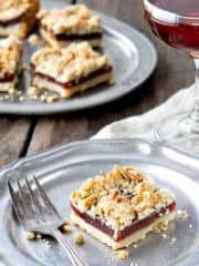 a single guava bar on a plate.