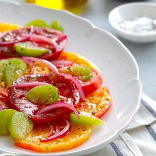 Tomatillo and Tomato Salad