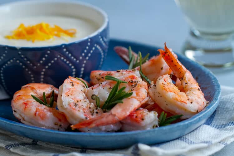 Roasted Rosemary Shrimp with Citrus Aioli