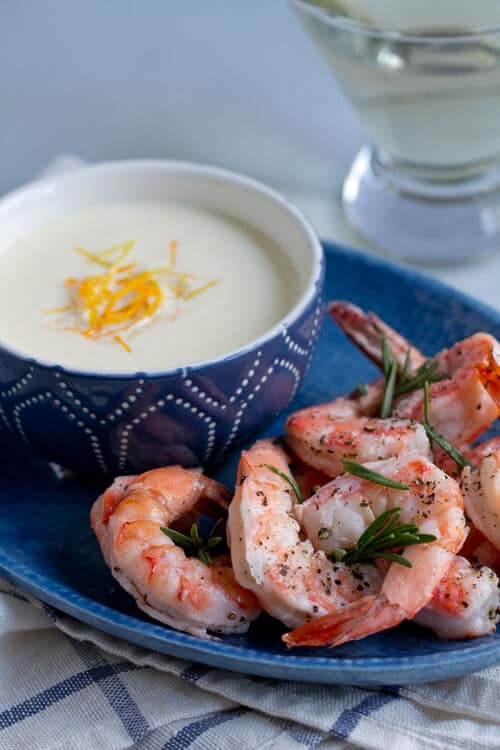 mary Shrimp with Citrus Aioli