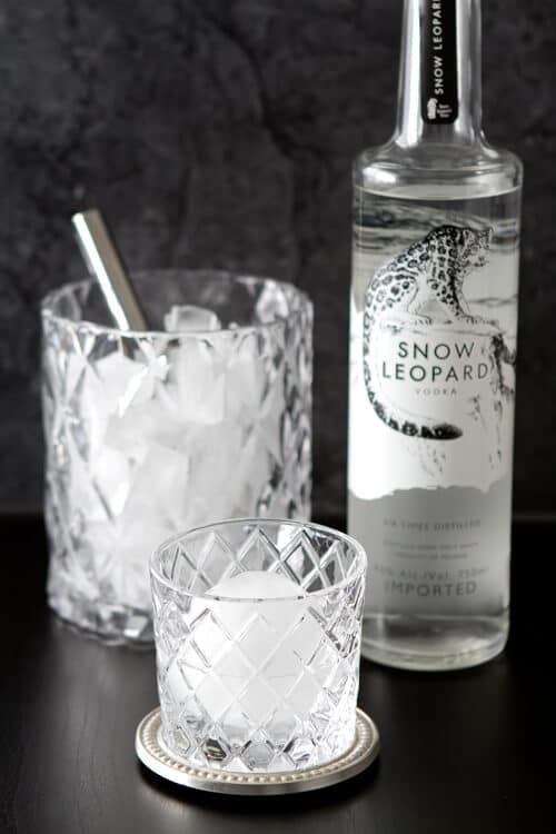 Snow leopard vodka