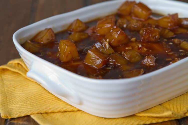 Sweet pineapple, soy sauce and sriracha flavor this easy asian inspired chicken recipe that is baked andready in under 45 minutes. 