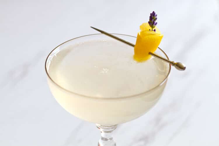 Lavender French 75 Cocktail