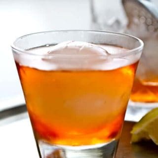 Contessa Cocktail - the Negroni's sexier cousin with Aperol, gin and dry vermouth