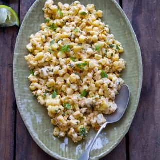 Creamy Citrus Mexican Corn Salad