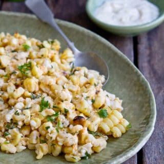 Creamy Citrus Mexican Corn Salad