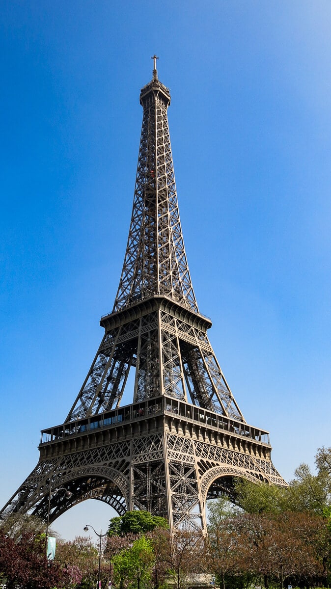 Eiffel Tower in Paris from Bir Hakeim