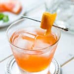 The Part Time Lover - an easy aperol tequila cocktail recipe that's sweet and sour! A refreshing and simple summer drink for backyard parties!