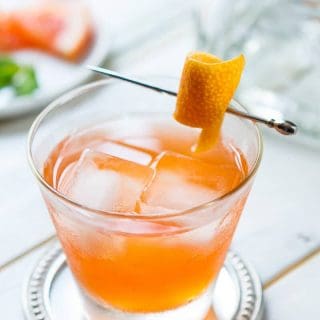 The Part Time Lover - an easy aperol tequila cocktail recipe that's sweet and sour! A refreshing and simple summer drink for backyard parties!