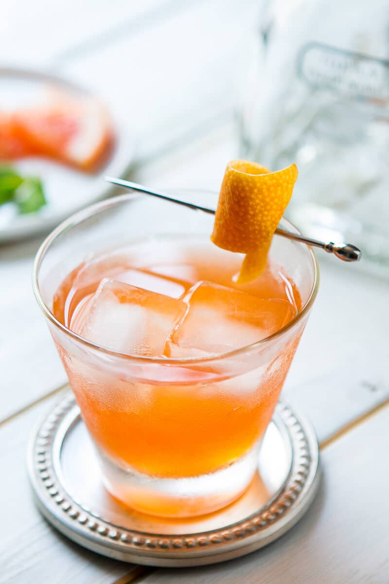 The Part Time Lover - an easy aperol tequila cocktail recipe that's sweet and sour! A refreshing and simple summer drink for backyard parties!