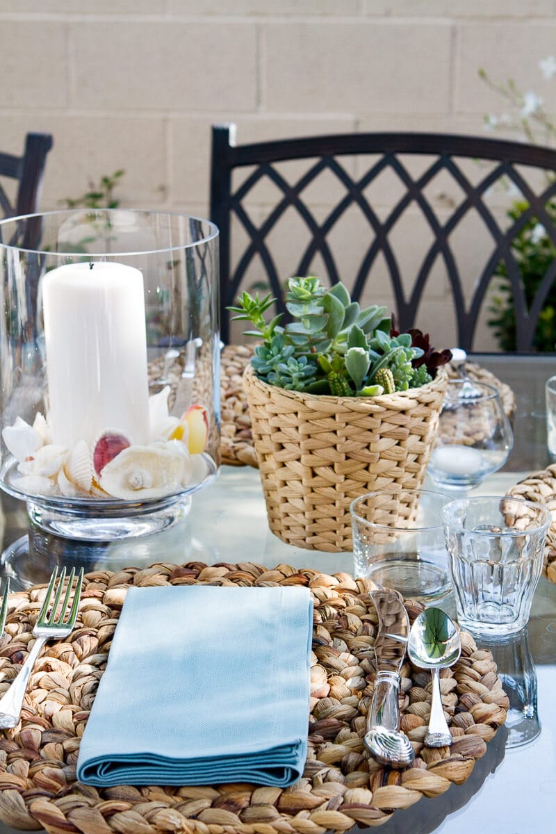 Backyard patio party 