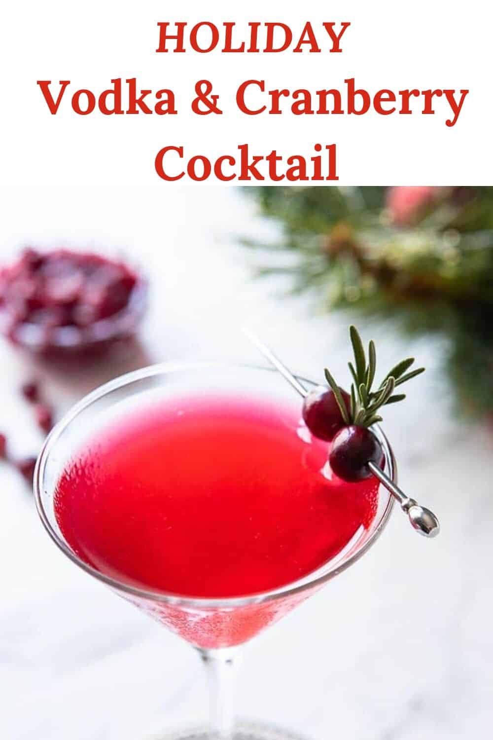 Cape Cod Cocktail Vodka and Cranberry A Communal Table