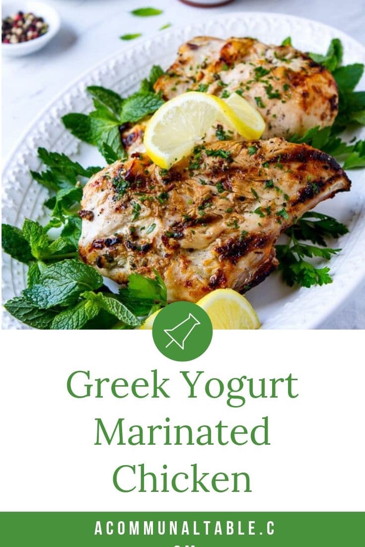 Lemon Garlic Greek Yogurt Chicken A Communal Table