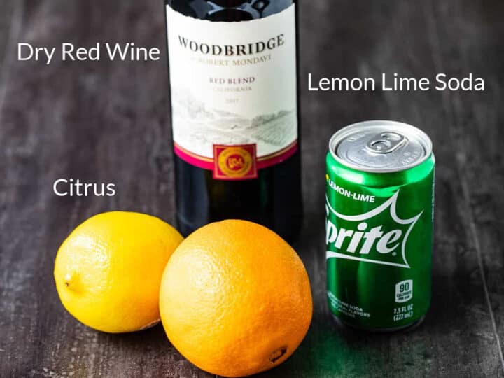 red wine spritzer ingredients.